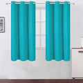 LEMOMO Teal/Turquoise Blackout Curtains/42 x 63 Inch Length Kids Curtains/Set by Lemomo