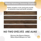Rusitc Floating Shelves 48 inch Long 8 "deep Set of 1, Heavy Duty Wood Wall - Image 7