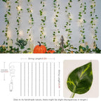 suddus 200 LED Vine with Light Plug in, 6.5ft x 6.5ft Pothos Fairy Curtain - Image 5