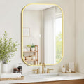 Bathroom Mirror for Wall, HD Reflection Shatterproof Mirror for Living Room by Unknown