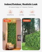VEVOR Artificial Plant Wall, 40 x 120 in Artificial Boxwood Panels, Sun - Image 5
