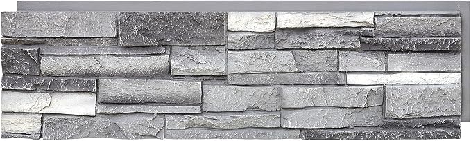 1.77 Inch Deep 3D Faux Stone Panels Stucco Wall Cover Rustic Stone Veneer - Image 3
