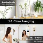 SCWF-GZ 24x36 Arch Mirror Rectangle Full Length Wall Mounted Hanging or Against - Image 4