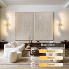 Battery Operated Wall Sconces Set of Two - Image 3