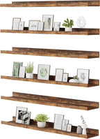 upsimples Floating Shelves for Wall, 47.3 Inch Shelves for Decor Storage Set of by upsimples