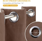 RYB HOME Blackout Thermal Insulated Curtains, Portable Curtain - Image 7