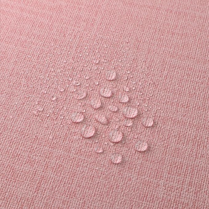 Guvana Grasscloth Peel and Stick Wallpaper Pink Textured Contact Paper Modern - Image 7