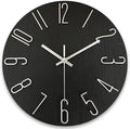 AIRUIFU Wall Clock 12 Inch Silent Non-Ticking Modern Clocks Battery Operated by AIRUIFU