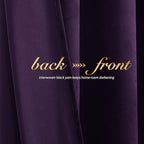 NICETOWN Purple Velvet Curtains 63 inches - Image 4