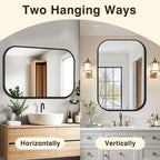 FICTOR Bathroom Vanity Mirror for Wall, 2 Pack 28" x 40" Rectangle Bathroom - Image 6