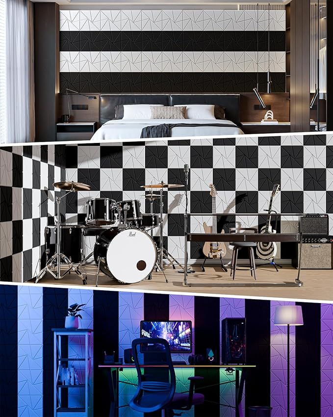 22 Pack Acoustic Panels, Sound Proof Foam Panels - Image 4