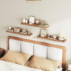 RALGEND Floating Shelves for Wall, 1.5" Thick Wall Shelf Set of 3 - Image 7
