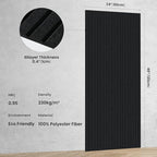 10 Pack Large Acoustic Panels, 47.2 x 23.6 x 0.35 Inch Sound Proof Foam Panels - Image 2