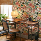 JiffDiff Floral Wallpaper Peel and Stick Removable Contact Paper Peony Roses - Image 4