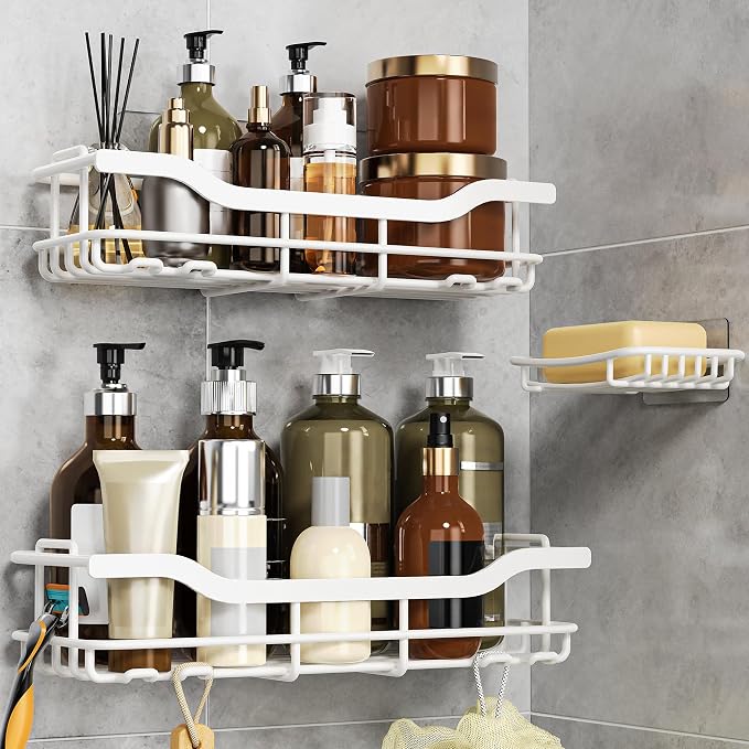 OMAIRA 3-Pack Shower Caddy - Image 2