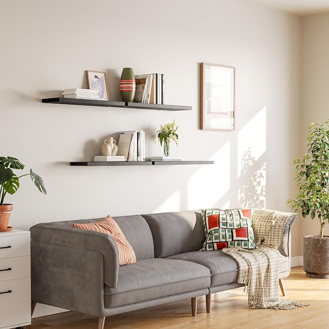 YUFLINX 23’’Black Floating Shelves - Image 7