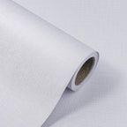 White Wallpaper Grasscloth Peel and Stick Wallpaper 15.7"x 196" Fabric Contact - Image 9