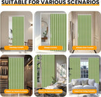 AJAZZ 100% Blackout Magnetic Door Curtain Accordion Door Accordion Doors - Image 5