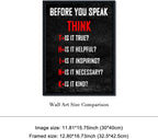 Pyradecor Black Framed Wall Art Inspirational Poster Canvas Prints Motivational - Image 5