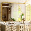 Easly 26 x 38 Inch Bathroom Mirror, Rounded Rectangular Vanity Mirror by EASLY