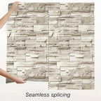 Jeweluck Stone Wallpaper Peel and Stick Brick Wallpaper 17.7”×393.7” Brick - Image 6