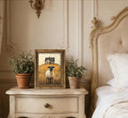 Vintage Gold Framed Wall Art Retro Country Sheep Oil Painting Canvas Prints - Image 7