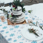 Kochorie 100 Ft x 54 Inch Christmas Snowflake Printed Tablecloth Roll - Image 6