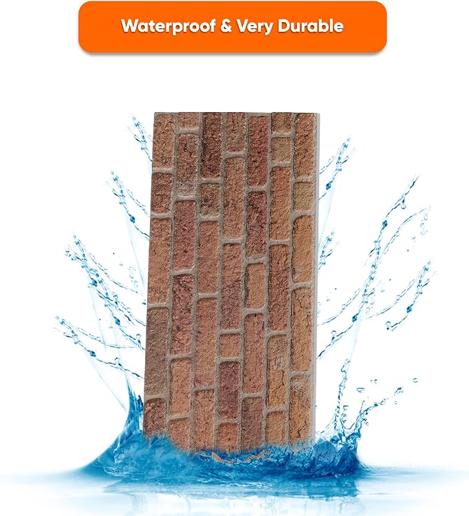 IZODEKOR 3D Wall Panels Brick Effect - Image 6