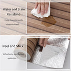 Haimin Wood Grain Slat Wall Panels Peel and Stick Faux Wood Thick Wallpaper - Image 5