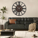 LEIKE Extra Large Wall Clocks, Silent Little Ticking, Battery Operated Vintage - Image 6