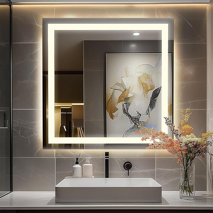 Antok 36"x 36" LED Bathroom Mirror by AntokMirror
