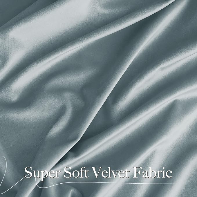 NICETOWN Velvet Curtains 84" Length - Image 3