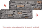 Faux Stone Wall Panels 1-Pack PU Stone Veneer Siding, Mortarless 46.25x12.88 - Image 2