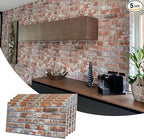 Dundee Deco 3D Wall Panels Faux Brick by DundeeDeco
