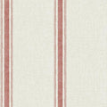 Chesapeake 3115-12464 Linette Burnt Sienna Fabric Stripe Wallpaper, Burnt Sienna by Chesapeake