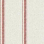 Chesapeake 3115-12464 Linette Burnt Sienna Fabric Stripe Wallpaper, Burnt Sienna by Chesapeake