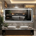 LED Bathroom Mirror 55 x 26 inch, Lighted Bathroom Vanity Mirror by Unknown
