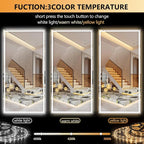 Hasipu Full Length Mirror with Lights, Full Body Dressing Hanging Mounted Mirror - Image 3