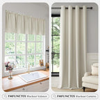 FMFUNCTEX 100% Blackout Valance Curtains - Image 8