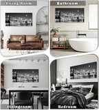 Baisuart-Q30398 Brooklyn Bridge Night View 1 Panels Landscape Artwork Canvas - Image 2