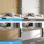 Art3d 6-Piece Wood Slat Panels for Stylish Interior Decor and Ceiling Decoration - Image 3