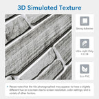 COMSTICKC Peel and Stick Faux Stone Wall Sticker Wall Panels, Not Real Stone - Image 3
