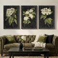 Vintage Framed Hydrangea Floral Wall Art by MXART