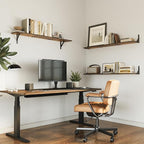 WOPITUES Floating Shelves for Wall 48″W x 8″D, Long Wall Mounted Shelves Set of - Image 4