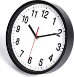 Foraineam 2-Pack Silent Non Ticking Wall Clock - Image 3