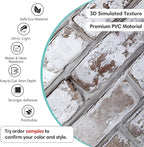 Commomy Faux Brick 3D Wall Panels - Image 4
