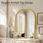 Arched Bathroom Mirror for Wall, HD Glass Over Sink for Bathroom - Image 4