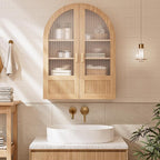 INNOD 4-Tier Arched Bathroom Wall Cabinet - Image 6