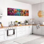 Colorful Spices Seasoning Spoon Canvas Wall Art Kitchen Wall Decor Large - Image 4
