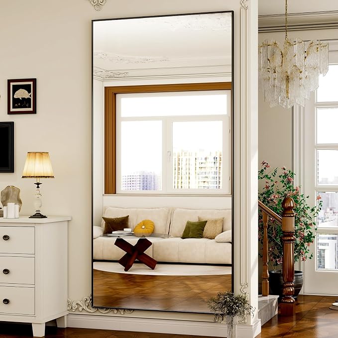GLSLAND 77" x 38" Rectangular Full Length Mirror - Image 8